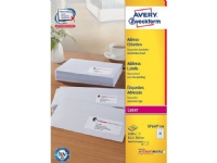 Etiketter Avery 63,5×38,1 mm hvid med QuickPEEL™ & Ultragrip – (100 ark x 21 stk.)