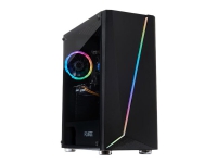 Fourze Prime Gaming Entry – Tower – Ryzen 5 5600G / 3.9 GHz – RAM 16 GB – SSD 500 GB – NVMe – Radeon Graphics – GigE – inget OS – skärm: ingen – svart