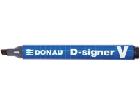 Bilde av Donau Donau D-signer V Permanent Markør, Faset, 1-4mm (linje), Svart