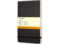 Moleskine Reporter, Monokromatisk, Sort, Matt, Linjerte ark, Mykt omslag, Voksen