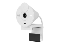 Logitech BRIO 300 - Webkamera - Full HD - 1920 x 1080 - innbygget mikrofon - USB-C - Off-White PC tilbehør - Skjermer og Tilbehør - Webkamera