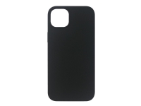 eSTUFF – Baksidesskydd för mobiltelefon – silk-touch – silikon – svart – 6.7 – för Apple iPhone 14 Plus