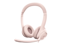 Bilde av Logitech Usb Headset H390 - Headset - På øret - Kabling - Usb - Rose