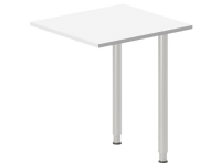 Skrivebord, tilbyg DNA Hvid 1400x600 mm I-ben Sort interiørdesign - Stoler & underlag - Tilbehør