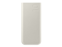 Bilde av Samsung Galaxy Eb-p3400 - Strømbank - 10000 Mah - 25 Watt - 2770 Ma - Pd 3.0, Sfc - 2 Utgangskontakter (24 Pin Usb-c) - På Kabel: Usb-c - Beige