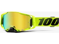 100 % Gogle 100 % ARMEGA Googgle NUCLEAR CITRUS Gold Mirror Lens (Szyba Złota Lustrzana, LT 28%+/-5%) (NY) Sport & Trening - Ski/Snowboard - Ski briller