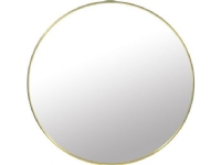 Mufart Round mirror for the bathroom/hall/wardrobe 70cm Gold frame