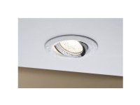 Bilde av Ceiling Lamp Paulmann Premium Recessed Luminaire Nova Ip65 Movable Max. 1x35w Gu10/gu5,3 51mm White Chrome/aluminum