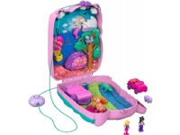 Mattel Set with Polly Pocket Figures Compact handbag play set