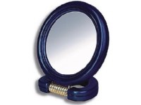 Cosmetic mirror Donegal two-sided round colored 12cm (9504)