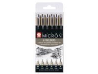 Sakura Pigma Micron fineliner set | 6 sizes black