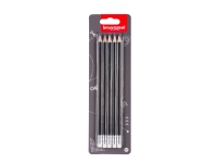 Bruynzeel Graphite pencil set | 5 HB graphite pencils with eraser tips