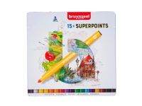 Bruynzeel Super point felt tip set | 15 colours