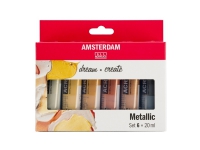 Amsterdam Standard Series acrylic paint metallic set | 6 x