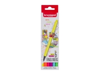 Bruynzeel Fineliner set neon | 6 colours