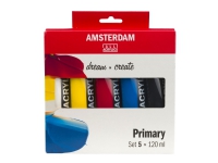 Amsterdam Standard Series acrylic paint primary set | 5 x