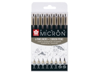 Sakura Pigma Micron fineliner set | 8 pens Light Cool Gray & Cool Gray