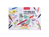 Bruynzeel Mega colour pencil set | 12 x 12 colours Hobby - Kunstartikler - Blyanter
