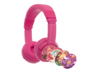 Onanoff BuddyPhones PLAY+ - Hodetelefoner med mikrofon - on-ear - Bluetooth - trådløs, kablet - rosenrosa TV, Lyd & Bilde - Hodetelefoner & Mikrofoner