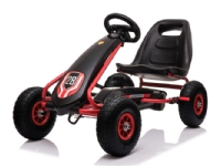 MegaLeg Champion 28 AIR Pedal Gokart m/lufthjul, sort Utendørs lek - Gå / Løbekøretøjer - Pedal kjøretøy