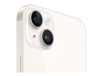 Produktfoto för Apple iPhone 14 Plus - 5G smartphone - dual-SIM / Internminne 256 GB - OLED-skärm - 6.7 - 2778 x 1284 pixlar - 2 bakre kameror 12 MP, 12 MP - front camera 12 MP - starlight