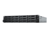 Synology RX1223RP Expansion Unit - Lagerskap - 12 brønner (SATA) - kan monteres i rack - 2U - for Synology HAT5300, RKS-02, SAT5210 PC-Komponenter - Harddisk og lagring - Skap og docking