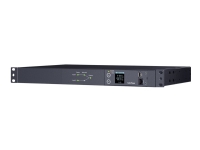 CyberPower Metered ATS Series PDU24004 - Strømfordelerenhet (kan monteres i rack) - AC 200-240 V - enkeltfase - serial - inngang: 2 x IEC 60320 C14 - utgangskontakter: 12 (12 x IEC 60320 C13) - 1U - 3.05 m kabel - svart PC & Nettbrett - UPS - Tilbehør UPS