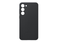 Samsung EF-VS916 - Baksidesskydd för mobiltelefon - genuint läder - svart - för Galaxy S23+