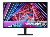 Samsung ViewFinity S7 S27A700NWP - S70A series - LED-skjerm - 27 - 3840 x 2160 4K @ 60 Hz - IPS - 300 cd/m² - 1000:1 - HDR10 - 5 ms - HDMI, DisplayPort - svart PC tilbehør - Skjermer og Tilbehør - Skjermer