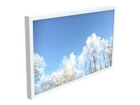 HI-ND - Monteringssett (hylster) - for flatpanel - hvit - skjermstørrelse: 43 - veggmonterbar - for Samsung QM43B-T