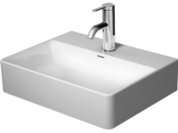 DuraSquare vask 45x35cm - Uden overløb med hanehul og WonderGliss Rørlegger artikler - Baderommet - Håndvasker
