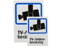 Bilde av Plastic Sign, Tv / Video Surveillance, A4 & A5 Size