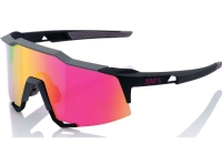100% Okulary Speedcraft Soft Tact Graphite Purple Multilayer Mirror Lens Sykling - Klær - Sykkelbriller