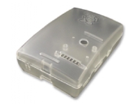 RS Pro – Fodral – ABS-plast – klar – för Raspberry Pi 2 Model B 3 Model B