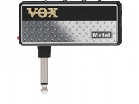 VOX amPlug 2 Metal, Koblet med ledninger (ikke trådløs), 3,5 mm, Sort, Sølv, Batteri, AAA, 17 timer Hobby - Musikkintrumenter - Strengeinstrumenter
