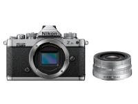 Nikon Z fc + 16-50 VR, 20,9 MP, 5568 x 3712 piksler, CMOS, 4K Ultra HD, Berøringsskjerm, Sort, Sølv