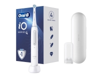 Oral-B tannbørste iO Series 4 ganske hvit magnetisk tannbørste + etui Helse - Tannhelse - Elektrisk tannbørste