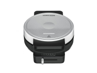 Rommelsbacher WA 850, 1 vaffel/vafler, Cirkel, Hjerte (form), Sort, Sølv, 17,5 cm, Plast, 850 W