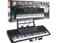 Keyboard med indlæringsfunktion til børn 5+ Musikstativ Mikrofon Radio - Modelnr. 600