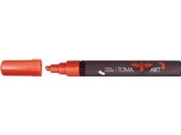 Toma TOMA akryltusj 2,5 mm, faset - rød metallic Toma FAIR Skriveredskaper - Overtrekksmarkør - Tykke overstreksmarkører