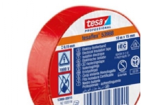 TESA Isoleringstape rød – 15mm x 10m