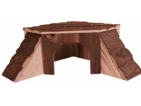 Produktfoto för Trixie Thordis house large hamsters bark wood 35 × 16 × 37/37 cm
