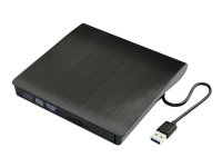 CoreParts - Platestasjon - DVD-RW - 8x - USB 3.2 Gen 1 - ekstern - sølv