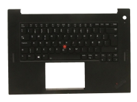 Chicony – Ersättningstangentbord för bärbar dator – med Trackpoint – bakgrundsbelyst – QWERTY – dansk – FRU – med övre skydd – för ThinkPad P1 Gen 4  P1 Gen 5  X1 Extreme Gen 4  X1 Extreme Gen 5