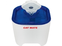 Petmate 3 Ltr Drikke fontæne, hvid/blå Kjæledyr - Katt - Mat- og vannskåler til katten