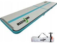 Master AirTrack oppblåsbar gymnastikkmatte MASTER S-Pro 400 x 100 x 10 cm Grey-Teal
