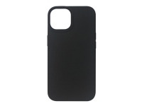 eSTUFF Dublin – Baksidesskydd för mobiltelefon – magnetisk – MagSafe-kompatibilitet – silikon – svart – för Apple iPhone 14