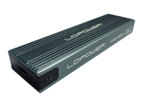 LC Power LC-M2-C-MULTI-3 – Förvaringslåda – M.2 – M.2 Card (PCIe NVMe & SATA) – USB 3.2 (Gen 2×1) – antracit