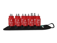 Produktfoto för Bitshylsor 3/8” 1000V, Insex & Torx, 11 delar