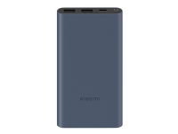 Xiaomi PB100DPDZM - Strømbank - 10000 mAh - 22.5 watt - 3 A - PD, QC 3.0 - 3 utgangskontakter (2 x USB, 24 pin USB-C) - blå
